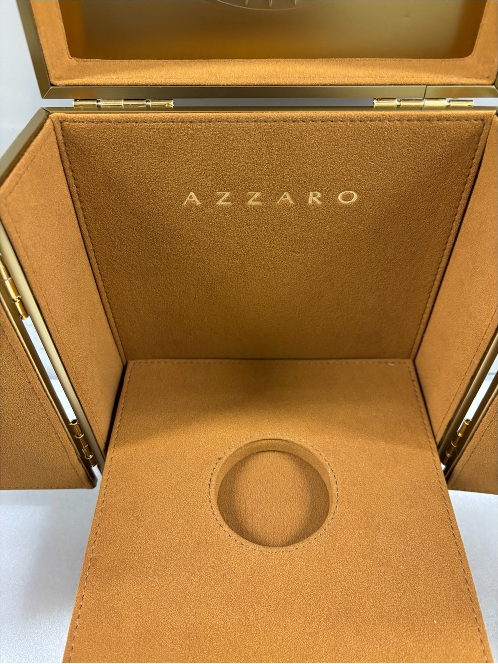 Rare ~Azzaro Forever Wanted Elixir Case ONLY ~Luxe Gold Finish - Picture 4 of 9